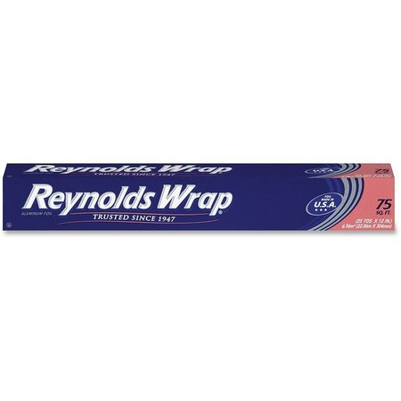 REYNOLDS Standard Aluminum Foil Roll, 12"x75', 35/CT, Aluminum PK RFPF28015CT